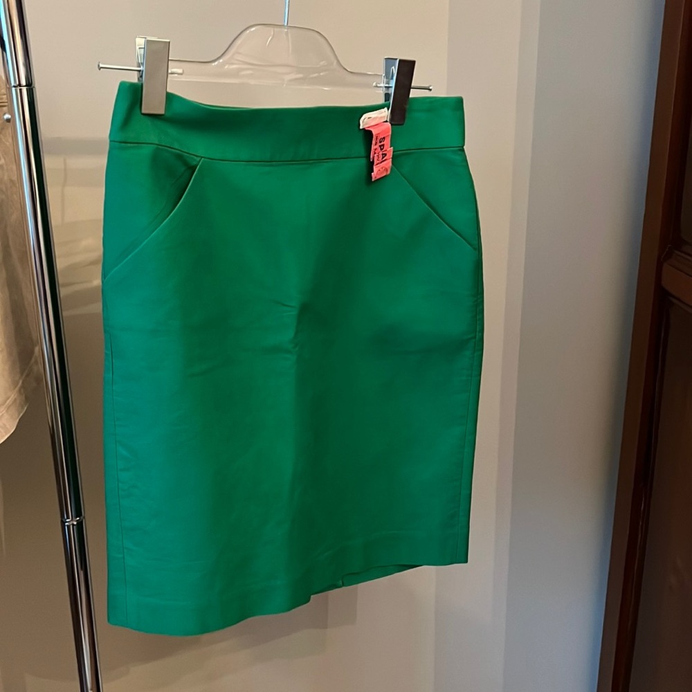 J. Crew Green skirt sz 2